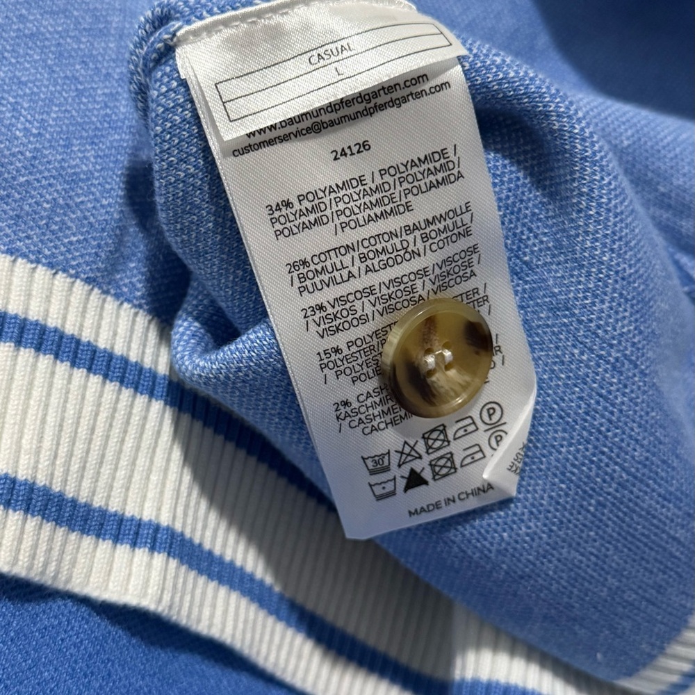 Baum Und Pferdgarten NWT Cissi The Baum Factory Wedgewood Blue Cardigan - Picture 6 of 6